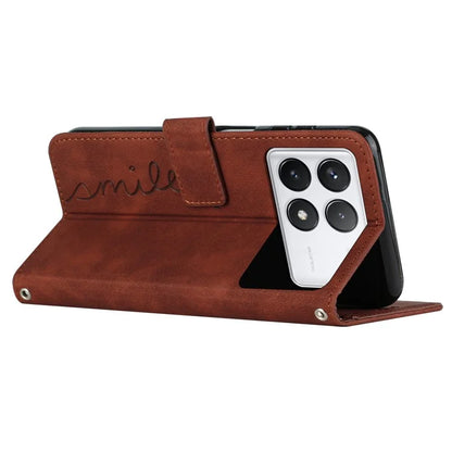 For Xiaomi Redmi K70 Pro 5G / K70 5G Case Anti-Scratch PU Leather Magnetic Wallet Cover