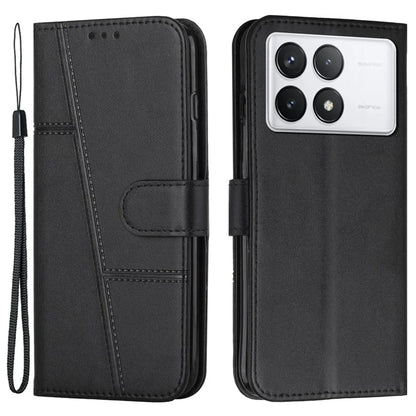 For Xiaomi Redmi K70E 5G / Poco X6 Pro 5G Wallet Case Leather Phone Cover Folding Stand