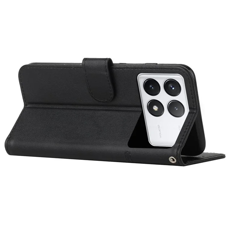 For Xiaomi Redmi K70E 5G / Poco X6 Pro 5G Wallet Case Leather Phone Cover Folding Stand
