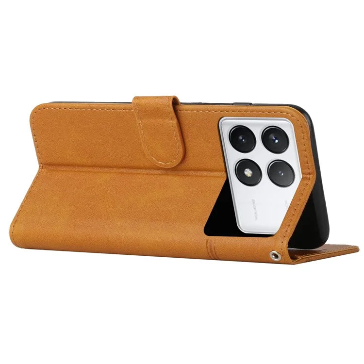 For Xiaomi Redmi K70E 5G / Poco X6 Pro 5G Wallet Case Leather Phone Cover Folding Stand