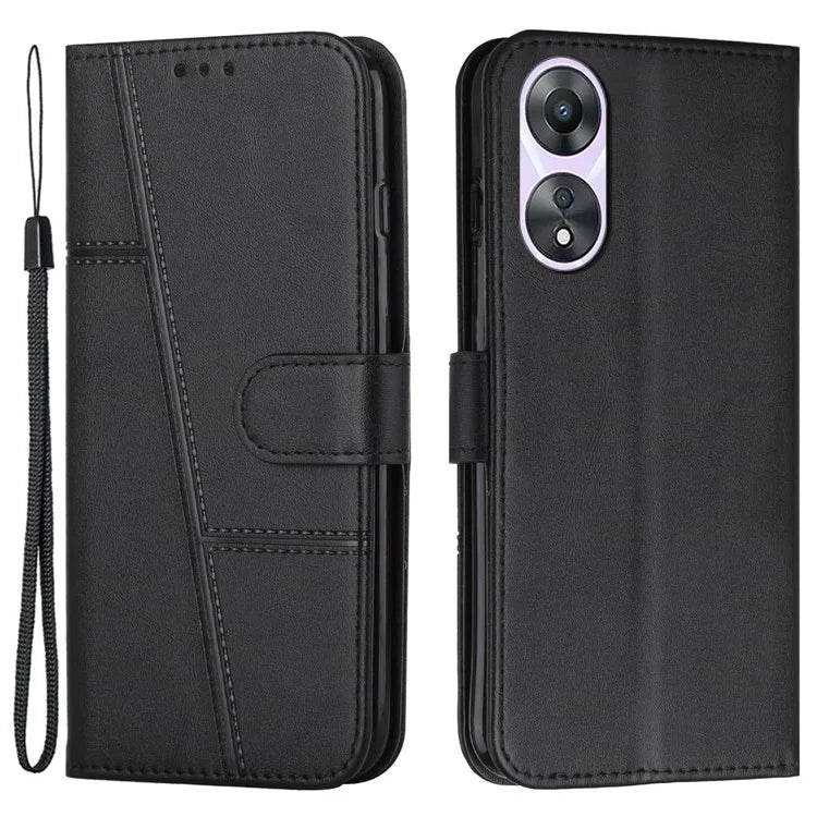 For Oppo A58 5G / A78 5G / A58x 5G / A1x 5G / A1 Vitality Edition / A2x 5G Leather Case Phone Wallet Stand