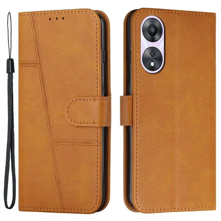 For Oppo A58 5G / A78 5G / A58x 5G / A1x 5G / A1 Vitality Edition / A2x 5G Leather Case Phone Wallet Stand