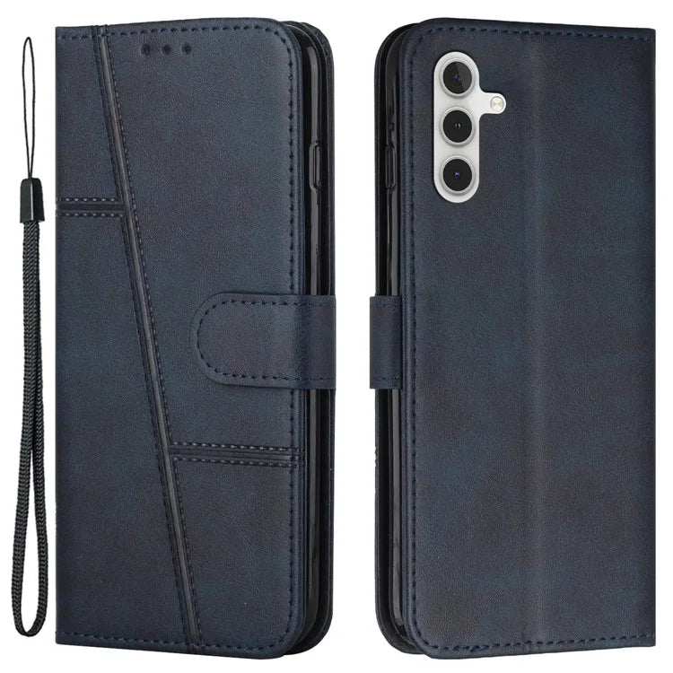 For Samsung Galaxy A55 5G Cell Phone Case Wallet PU Leather Phone Stand Cover