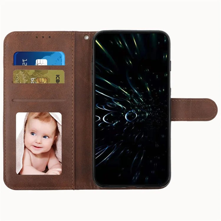 For Samsung Galaxy A55 5G Cell Phone Case Wallet PU Leather Phone Stand Cover
