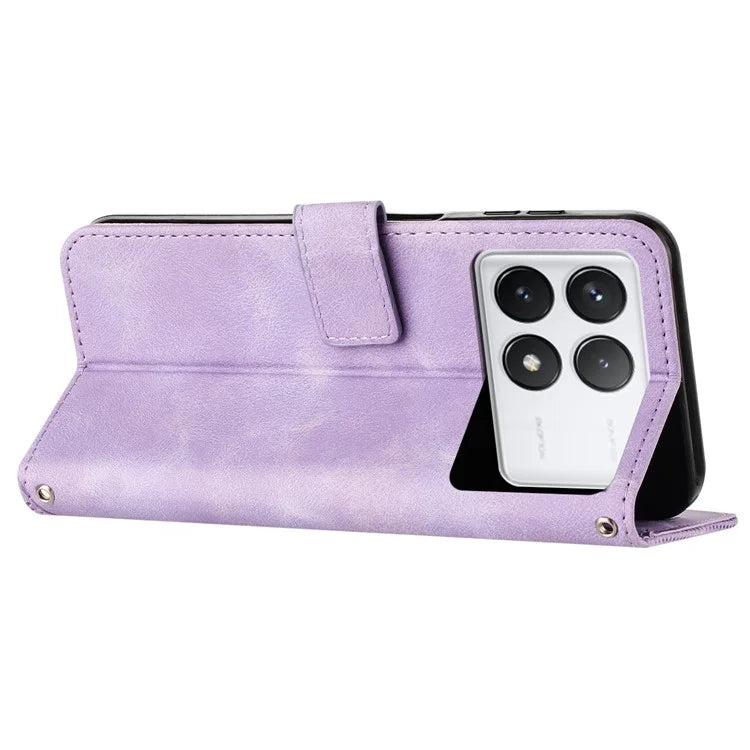 For Xiaomi Redmi K70 Pro 5G / K70 5G Case Anti-Scratch PU Leather Phone Cover Stand Shell Wallet