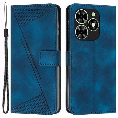 For Transsion Infinix Smart 8 4G PU Leather Case Folio Bookstytle Phone Cover with Strap