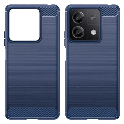 For Xiaomi Redmi Note 13 5G Cell Phone Shell Case TPU Carbon Fiber Texture Shell Cover