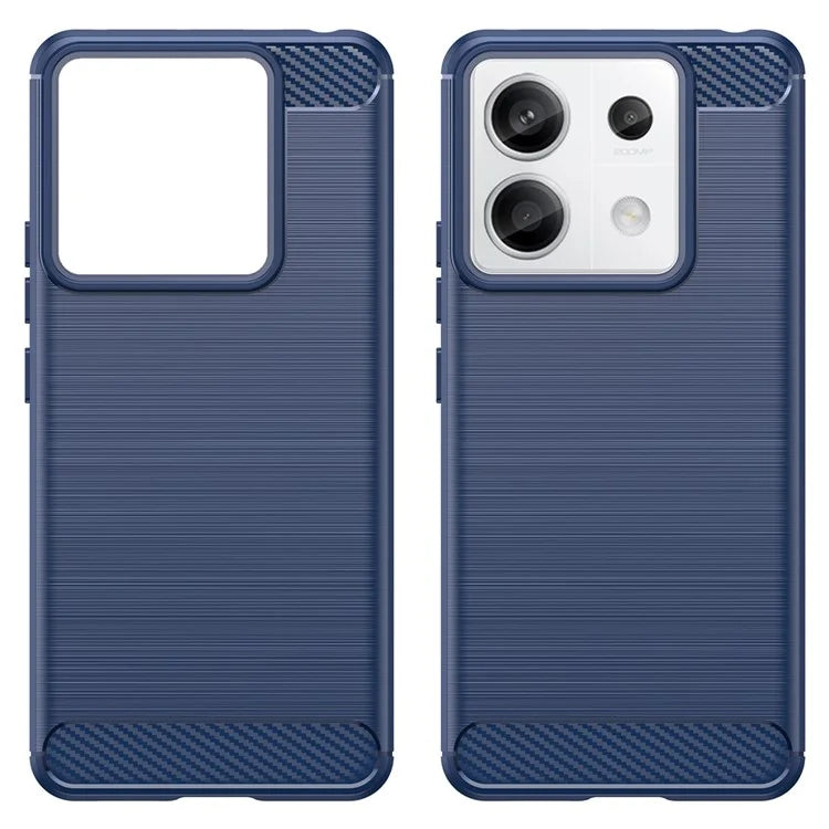 For Xiaomi Redmi Note 13 Pro 5G / Poco X6 5G TPU Cover Carbon Fiber Texture Cell Phone Case