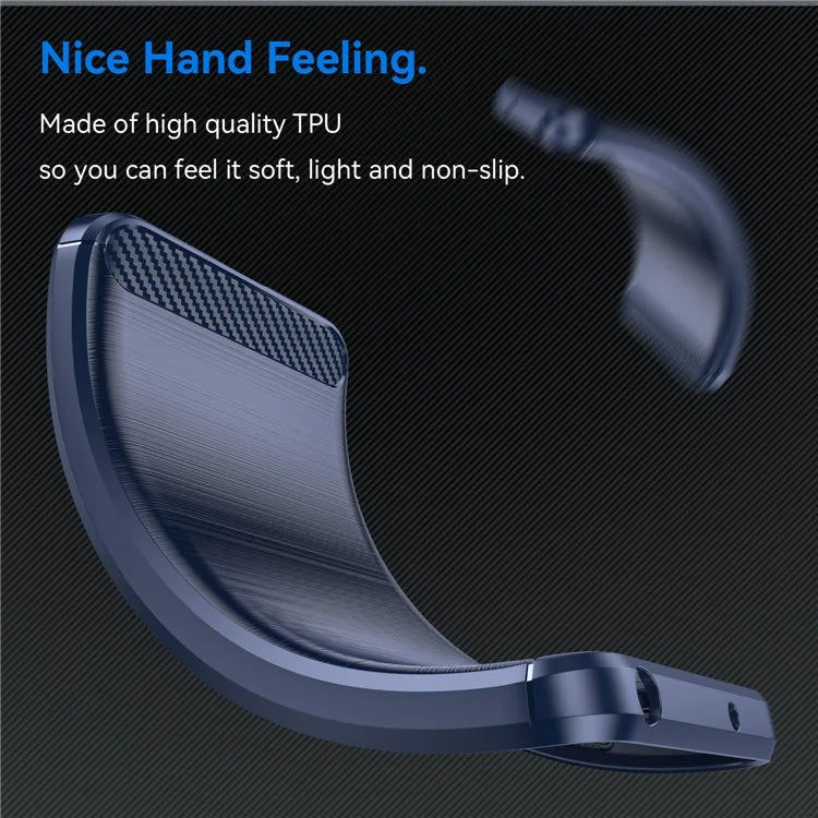 For Xiaomi Redmi Note 13 Pro 5G / Poco X6 5G TPU Cover Carbon Fiber Texture Cell Phone Case