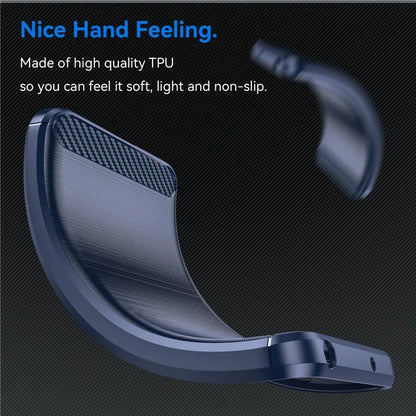 For Xiaomi Redmi Note 13 Pro 5G / Poco X6 5G TPU Cover Carbon Fiber Texture Cell Phone Case