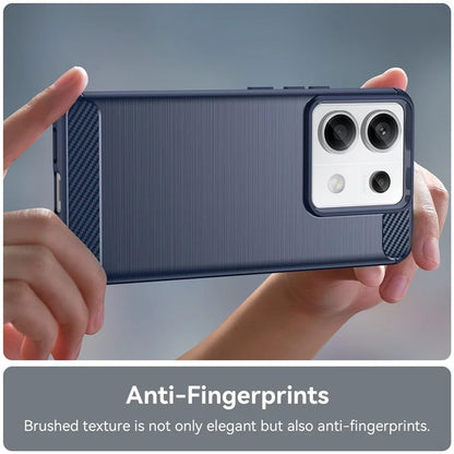 For Xiaomi Redmi Note 13 Pro 5G / Poco X6 5G TPU Cover Carbon Fiber Texture Cell Phone Case
