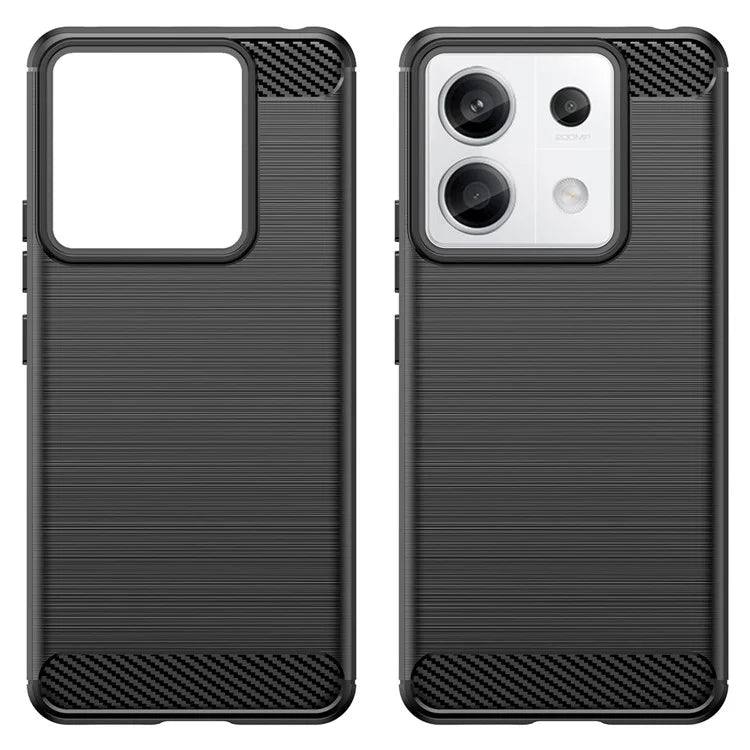 For Xiaomi Redmi Note 13 Pro 5G / Poco X6 5G TPU Cover Carbon Fiber Texture Cell Phone Case
