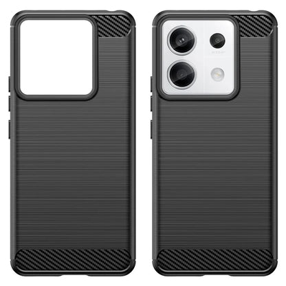 For Xiaomi Redmi Note 13 Pro 5G / Poco X6 5G TPU Cover Carbon Fiber Texture Cell Phone Case