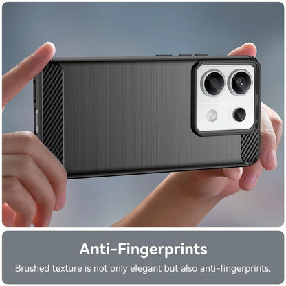 For Xiaomi Redmi Note 13 Pro 5G / Poco X6 5G TPU Cover Carbon Fiber Texture Cell Phone Case