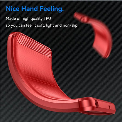 For Xiaomi Redmi Note 13 Pro 5G / Poco X6 5G TPU Cover Carbon Fiber Texture Cell Phone Case