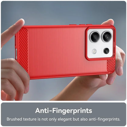 For Xiaomi Redmi Note 13 Pro 5G / Poco X6 5G TPU Cover Carbon Fiber Texture Cell Phone Case