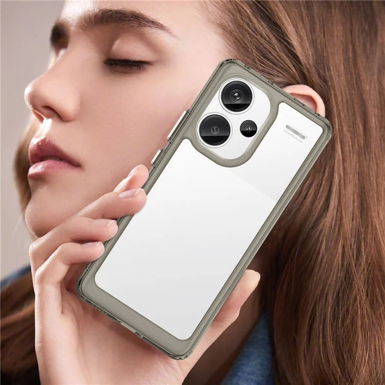For Xiaomi Redmi Note 13 Pro+ 5G Phone Case TPU + Acrylic Cover Colorful Frame