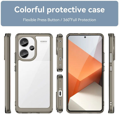 For Xiaomi Redmi Note 13 Pro+ 5G Phone Case TPU + Acrylic Cover Colorful Frame