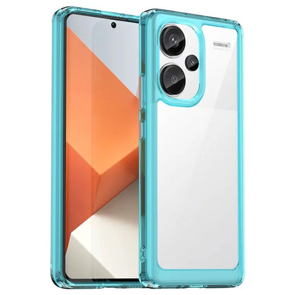 For Xiaomi Redmi Note 13 Pro+ 5G Phone Case TPU + Acrylic Cover Colorful Frame
