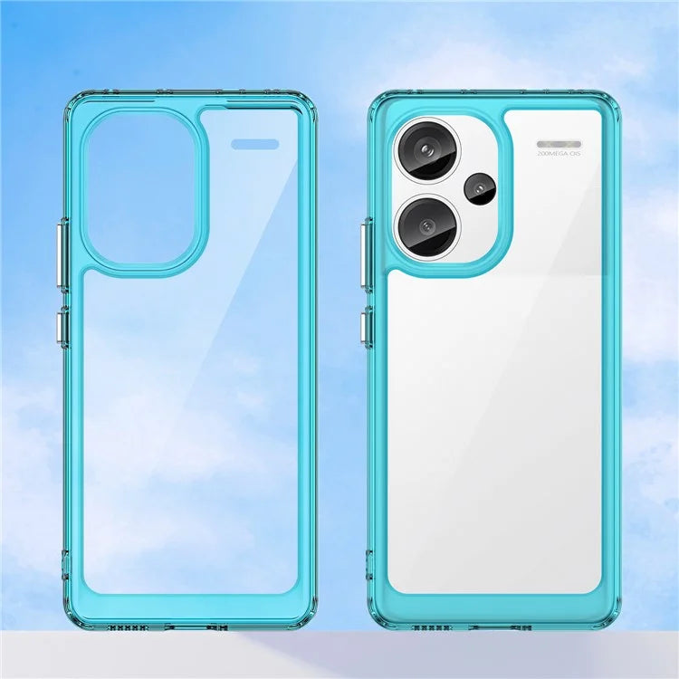 For Xiaomi Redmi Note 13 Pro+ 5G Phone Case TPU + Acrylic Cover Colorful Frame