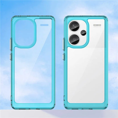 For Xiaomi Redmi Note 13 Pro+ 5G Phone Case TPU + Acrylic Cover Colorful Frame