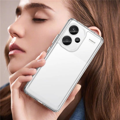 For Xiaomi Redmi Note 13 Pro+ 5G Phone Case TPU + Acrylic Cover Colorful Frame