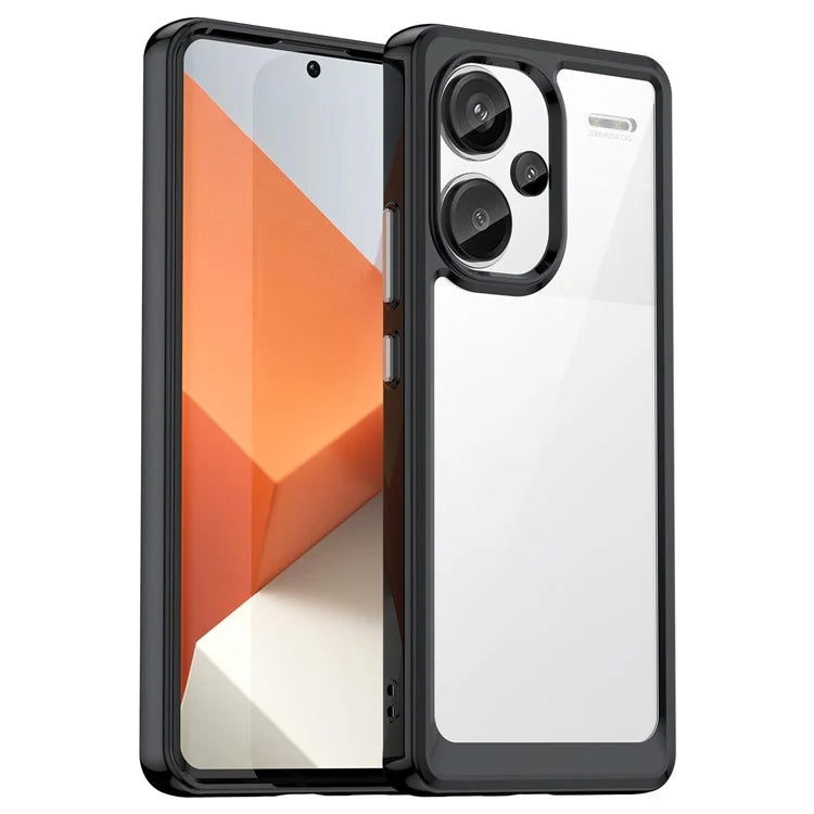 For Xiaomi Redmi Note 13 Pro+ 5G Phone Case TPU + Acrylic Cover Colorful Frame