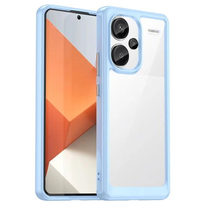 For Xiaomi Redmi Note 13 Pro+ 5G Phone Case TPU + Acrylic Cover Colorful Frame