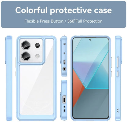 For Xiaomi Redmi Note 13 Pro 5G / Poco X6 5G Phone Case TPU+Acrylic Protective Cover