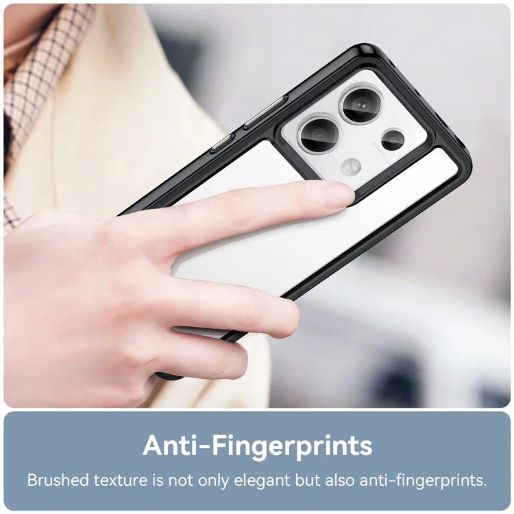 For Xiaomi Redmi Note 13 Pro 5G / Poco X6 5G Phone Case TPU+Acrylic Protective Cover