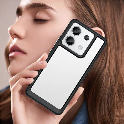 For Xiaomi Redmi Note 13 Pro 5G / Poco X6 5G Phone Case TPU+Acrylic Protective Cover