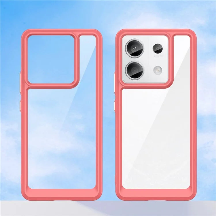 For Xiaomi Redmi Note 13 Pro 5G / Poco X6 5G Phone Case TPU+Acrylic Protective Cover