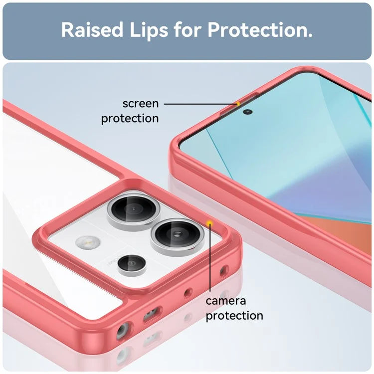 For Xiaomi Redmi Note 13 Pro 5G / Poco X6 5G Phone Case TPU+Acrylic Protective Cover