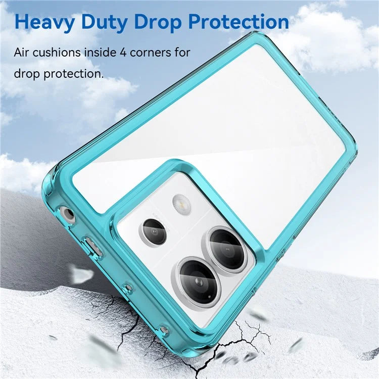 For Xiaomi Redmi Note 13 Pro 5G / Poco X6 5G Phone Case TPU+Acrylic Protective Cover