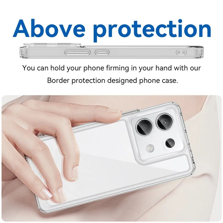 For Xiaomi Redmi Note 13 Pro 5G / Poco X6 5G Phone Case TPU+Acrylic Protective Cover