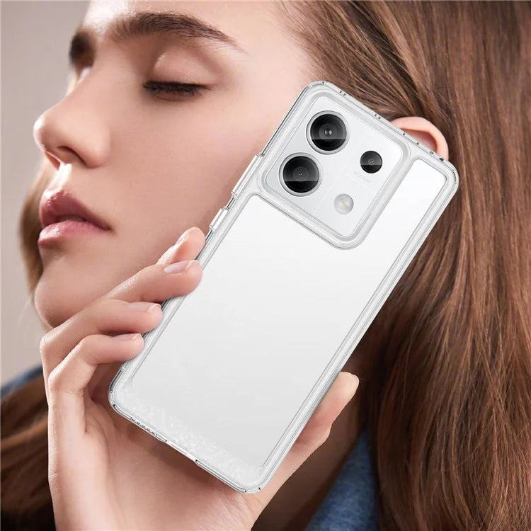For Xiaomi Redmi Note 13 Pro 5G / Poco X6 5G Phone Case TPU+Acrylic Protective Cover