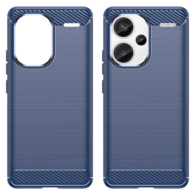 Phone Cover for Xiaomi Redmi Note 13 Pro+ 5G Case TPU Carbon Fiber Texture Phone Shell