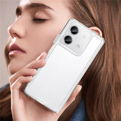 For Xiaomi Redmi Note 13 5G Phone Case Colorful TPU Frame+Acrylic Clear Back