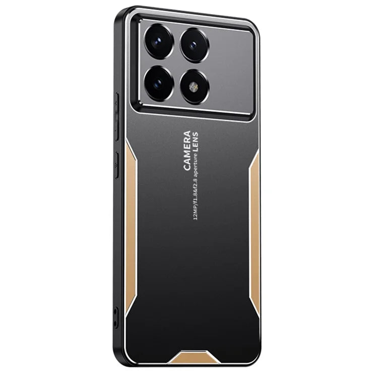 For Xiaomi Redmi K70E 5G / Poco X6 Pro 5G Hybrid Phone Case Aluminum Alloy+TPU+PC Cover Protection Cover