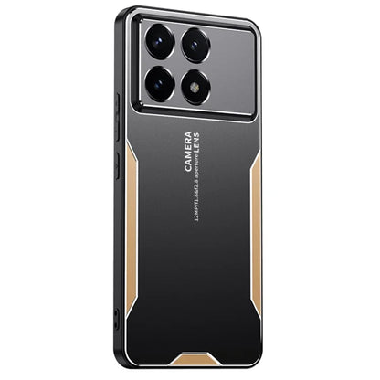 For Xiaomi Redmi K70E 5G / Poco X6 Pro 5G Hybrid Phone Case Aluminum Alloy+TPU+PC Cover Protection Cover
