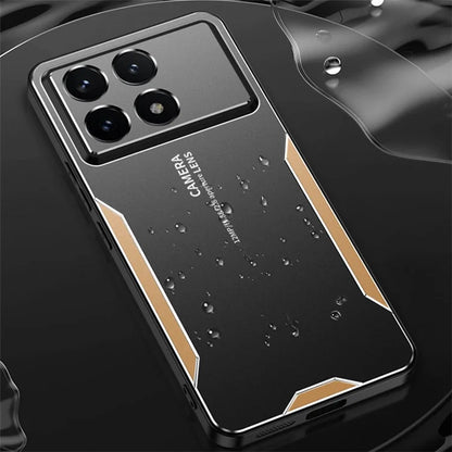 For Xiaomi Redmi K70E 5G / Poco X6 Pro 5G Hybrid Phone Case Aluminum Alloy+TPU+PC Cover Protection Cover