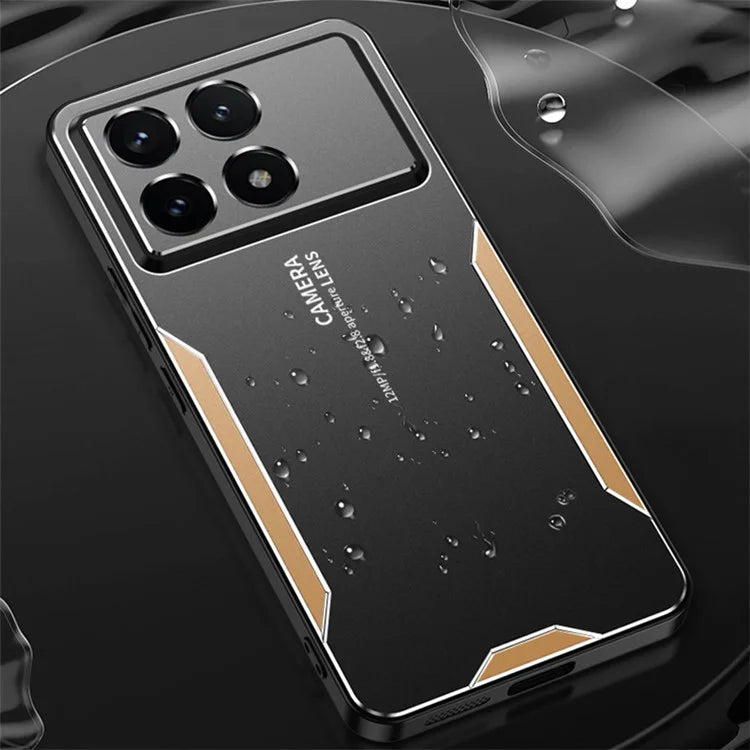 For Xiaomi Redmi K70 Pro 5G Case Slim-Fit PC+TPU+Aluminum Alloy Cell Phone Cover