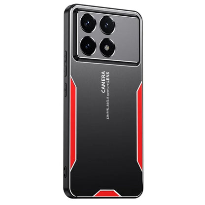 For Xiaomi Redmi K70 Pro 5G Case Slim-Fit PC+TPU+Aluminum Alloy Cell Phone Cover