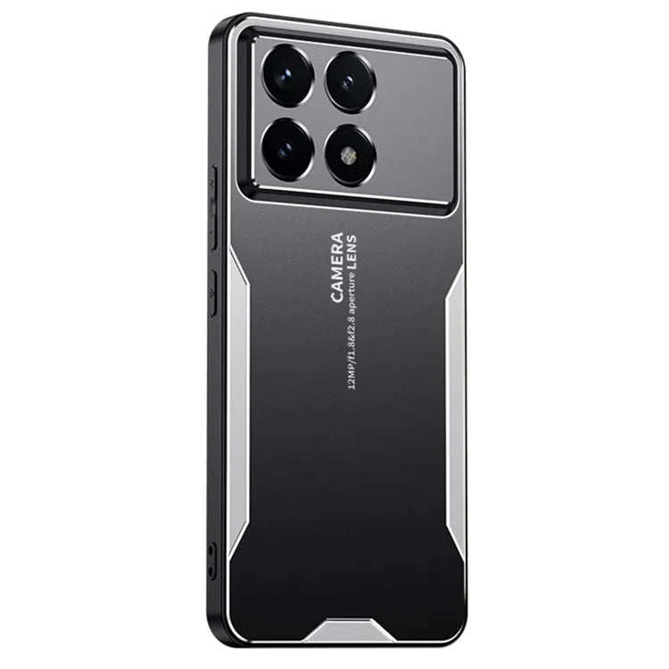 For Xiaomi Redmi K70 Pro 5G Case Slim-Fit PC+TPU+Aluminum Alloy Cell Phone Cover