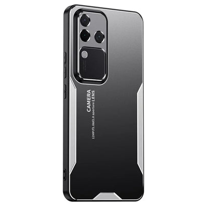 For vivo S18 Pro 5G Mobile Phone Case Shockproof Aluminum Alloy+PC+TPU Phone Shell