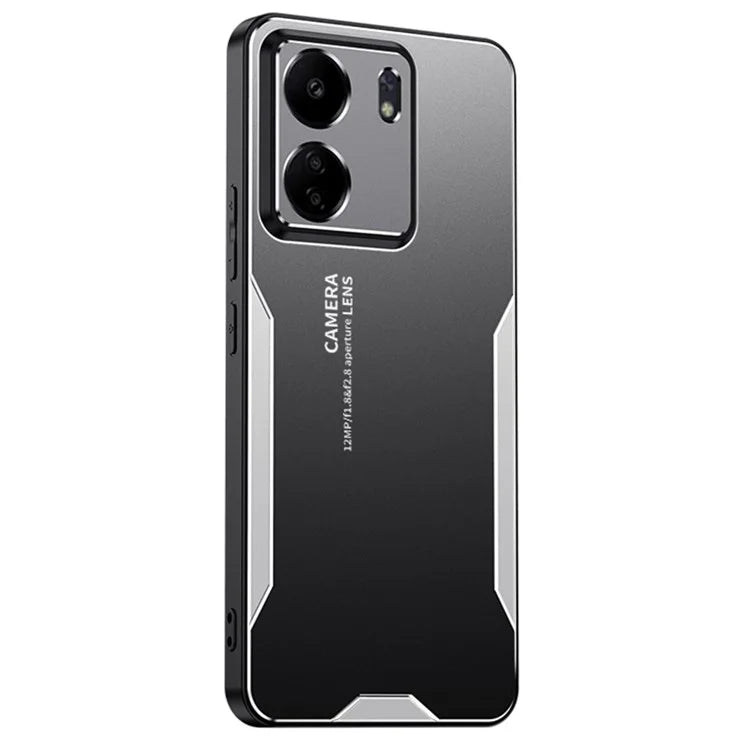 For Xiaomi Redmi 13C 4G / Poco C65 4G Matte Phone Case Aluminium Alloy+PC+TPU