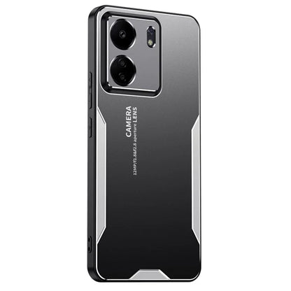 For Xiaomi Redmi 13C 4G / Poco C65 4G Matte Phone Case Aluminium Alloy+PC+TPU