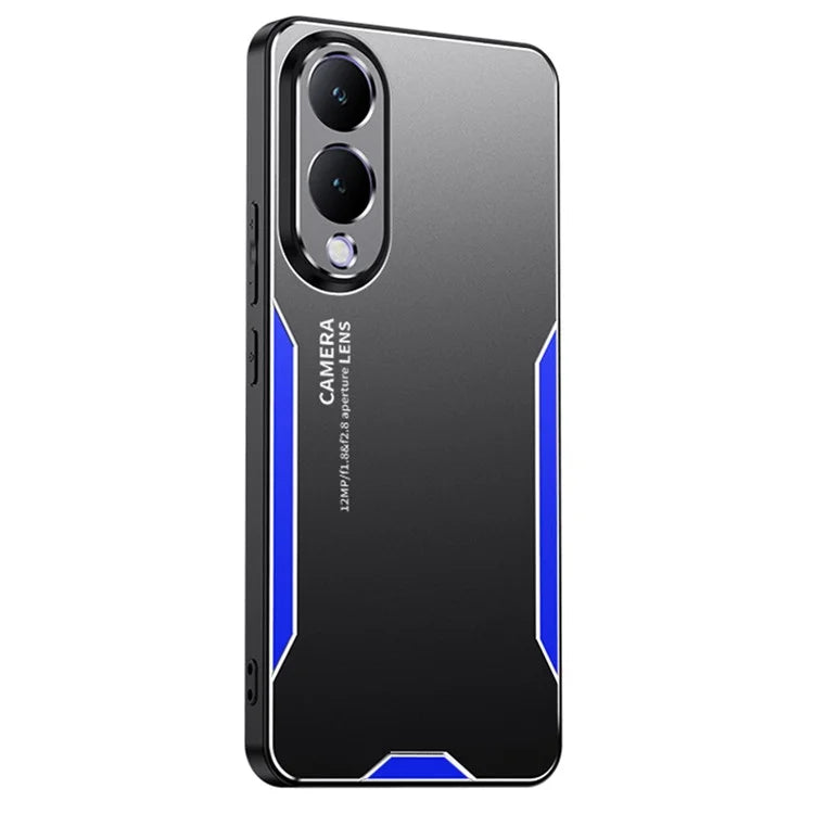 Aluminium Alloy+PC+TPU Cover for vivo Y17s 4G Phone Case Anti-drop Protection