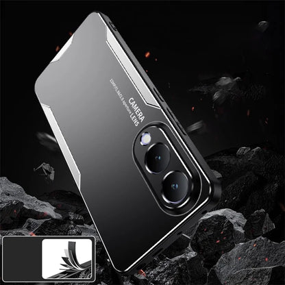 Aluminium Alloy+PC+TPU Cover for vivo Y17s 4G Phone Case Anti-drop Protection