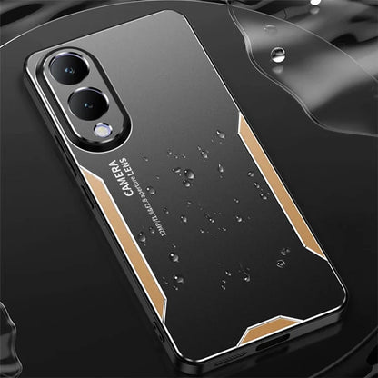 Aluminium Alloy+PC+TPU Cover for vivo Y17s 4G Phone Case Anti-drop Protection